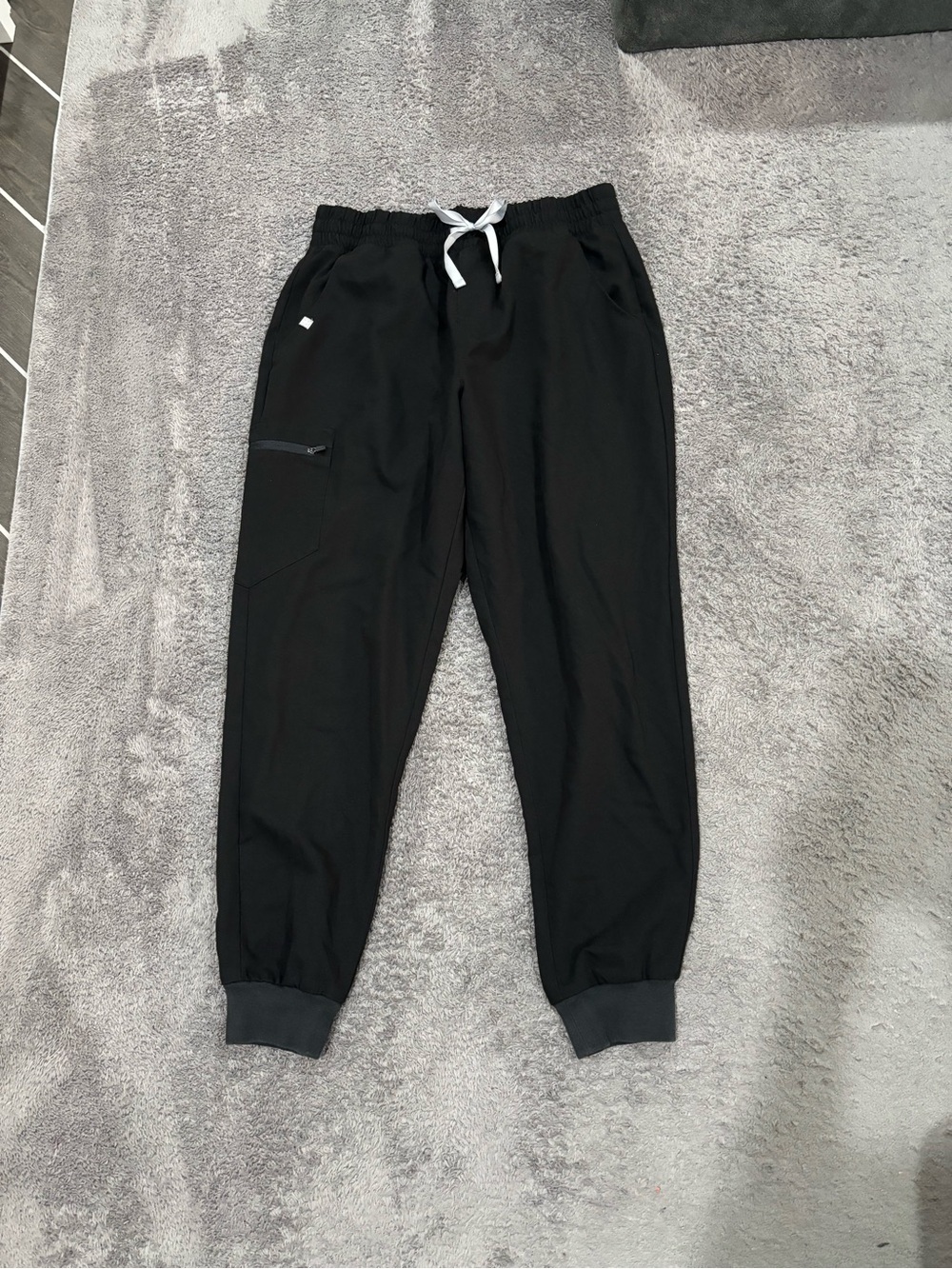 Large FIGS Black Scrub Pants
